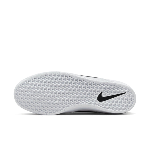 Nike SB Force 58 Prm L White / Black / White - White - Streetart.fr