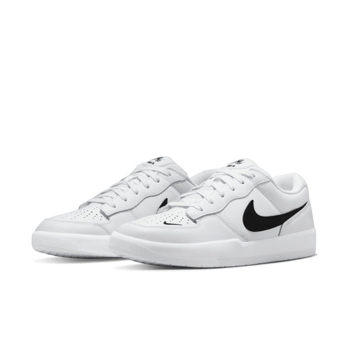 Nike SB Force 58 Prm L White / Black / White - White - Streetart.fr