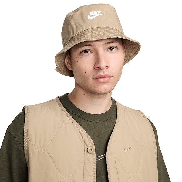 Nike SB Nk Apex Bucket Sq Fut Wsh L - Bob Khaki / White — casquette