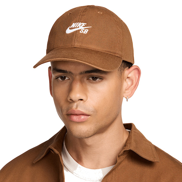 Nike SB Nk Club Cap Lt - British Tan / White — casquette