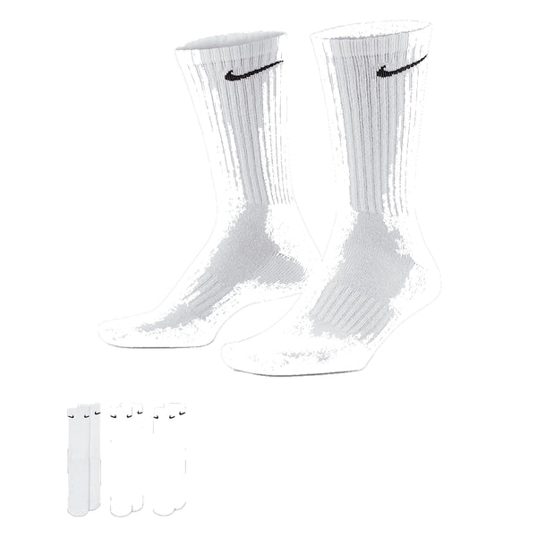 Nike SB Nk Everyday Csh Crew Sock 3 Paire - 132 White / Black - Streetart.fr
