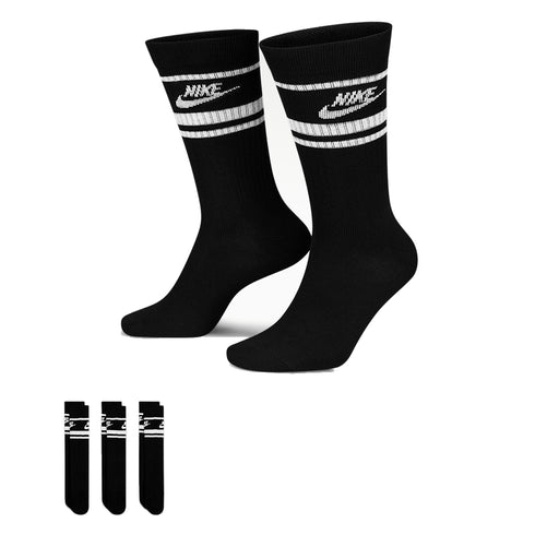 Nike SB Nsw Everyday Essential Crew - Socks Black / White - Streetart.fr