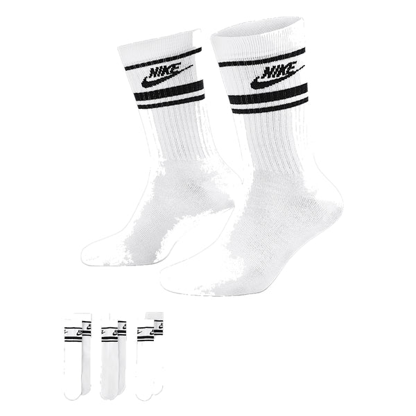 Nike SB Nsw Everyday Essential Crew - Socks White / Black / Black — chaussettes