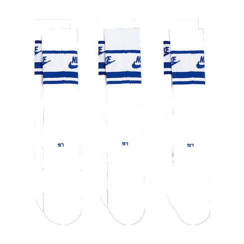 Nike SB Nsw Everyday Essential Crew - Socks White / Game Royal - Streetart.fr
