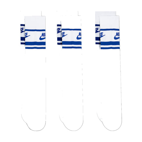 Nike SB Nsw Everyday Essential Crew - Socks White / Game Royal / White - Streetart.fr
