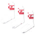 Nike SB Nsw Everyday Essential Crew - Socks White / University Red - Streetart.fr
