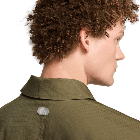 Nike SB Olympic Agnostic Chore Jacket Qs - Medium Olive / White - Streetart.fr