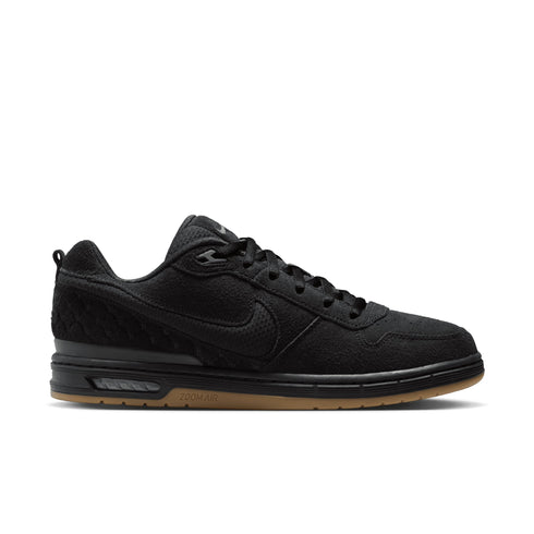 Nike SB Paul Rodriguez Zoom Air Low Qs - Black / Black / Black Gum - Streetart.fr