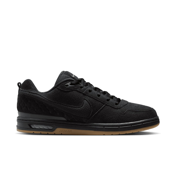 Nike SB Paul Rodriguez Zoom Air Low Qs - Black / Black / Black Gum - Streetart.fr