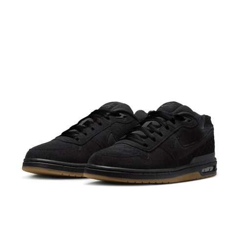 Nike SB Paul Rodriguez Zoom Air Low Qs - Black / Black / Black Gum - Streetart.fr