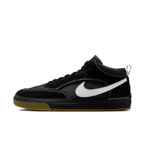 Nike SB React Leo - Black / White / Black / Gum Light — vue 2