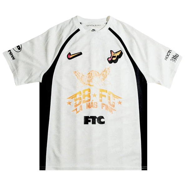 Nike SB Skate Short-Sleeve Jersey World Cup Club 58 - Sail / Black - Streetart.fr
