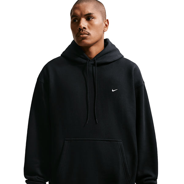 Nike SB Solo Swoosh Hoodie - Black / Black / White - Streetart.fr
