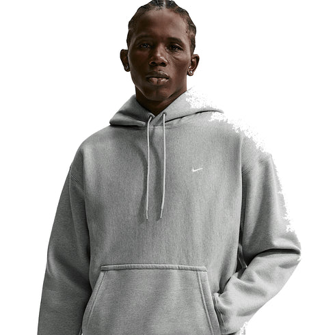 Nike SB Solo Swoosh Hoodie - Dark Grey Heather - Streetart.fr