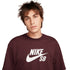 Nike SB Tee Logo Hbr Burgundy Crush - Streetart.fr