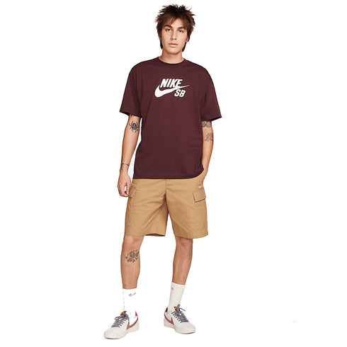 Nike SB Tee Logo Hbr Burgundy Crush - Streetart.fr