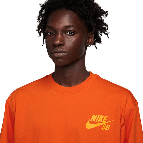 Nike SB Tee Logo Lbr Ss Tee Camfire Orange - Streetart.fr