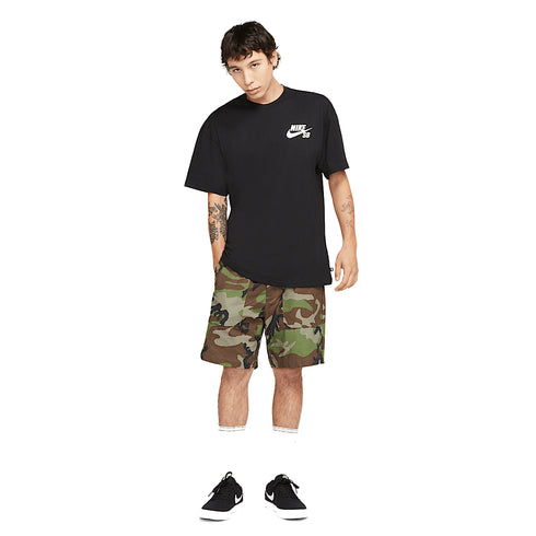 Nike SB Tee Logo Ss - Tee Black / White - Streetart.fr