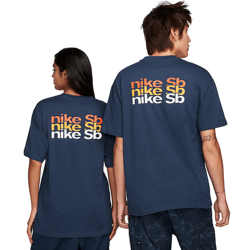 Nike SB Tee Repeat Midnight Navy - Streetart.fr