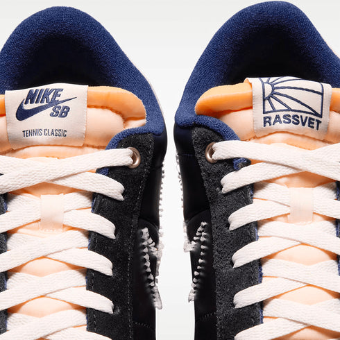 Nike SB X Rassvet Zoom Tennis Classic QS - Blue Void / Blue void / Sail — vue 11