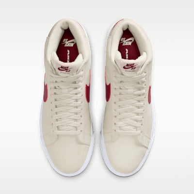 Nike SB Zoom Blazer Mid - Pale Ivory / Noble Red / Silt Red - Streetart.fr
