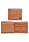 Nixon Pass Leather Coin Wallet Brown - Streetart.fr