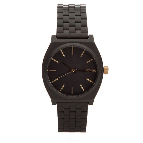 Nixon Time Teller - Matte Black / Gold - Streetart.fr