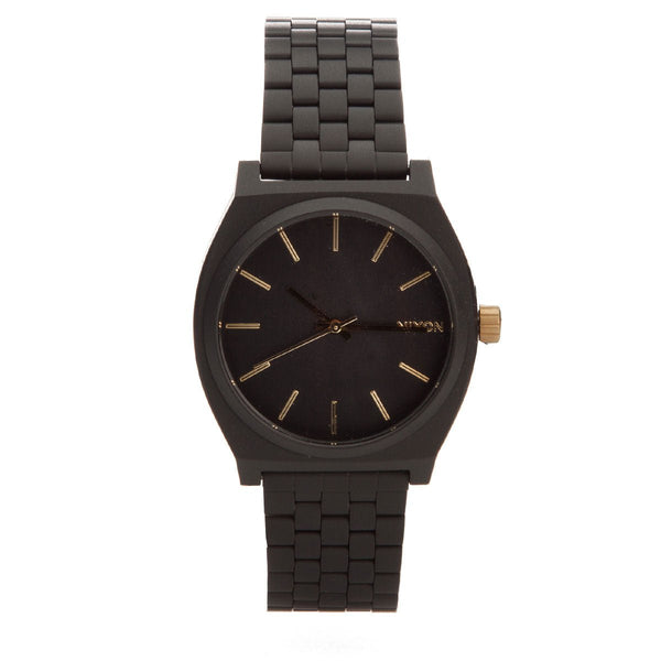 Nixon Time Teller - Matte Black / Gold - Streetart.fr