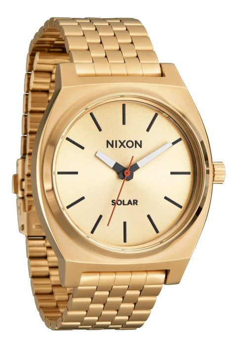 Nixon Time Teller Solar - All Gold / Black - Streetart.fr