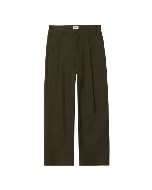 Obey Armel Pleated Pant - Rosin - Streetart.fr