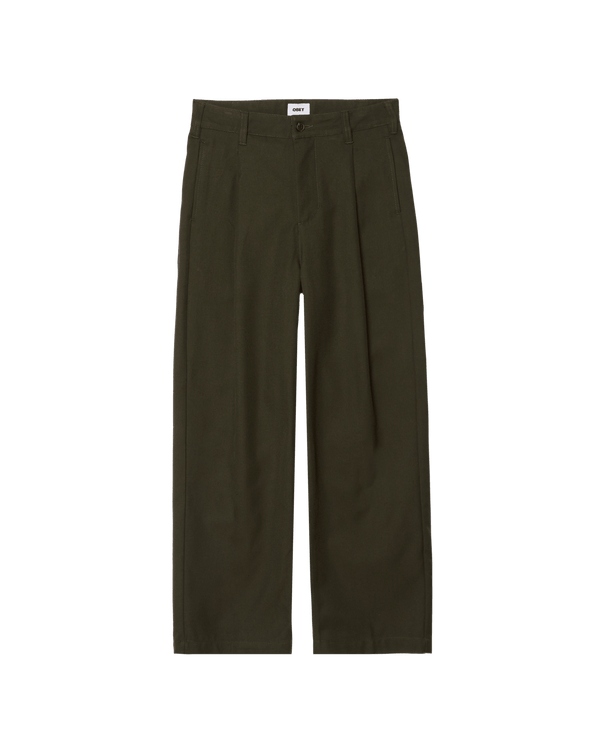 Obey Armel Pleated Pant - Rosin - Streetart.fr