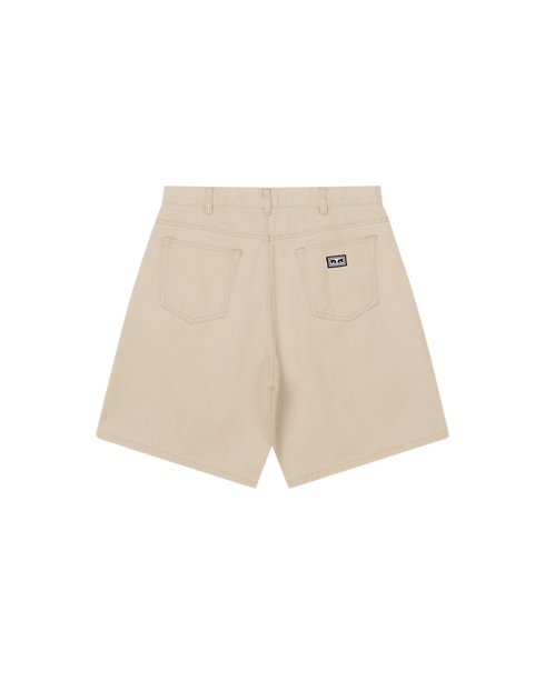 Obey Bigwig Baggy Denim Short - Pelican Faded Wash - Streetart.fr