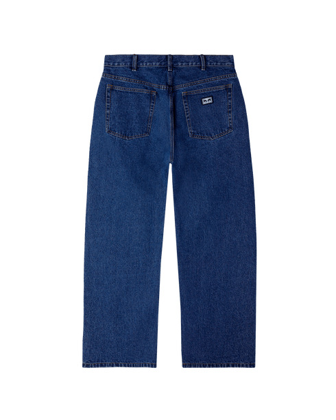 Obey Bigwig Denim Pant Rinse Indigo - Streetart.fr