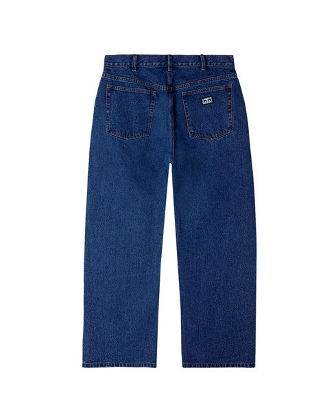 Obey Bigwig Denim Pant Rinse Indigo - Streetart.fr