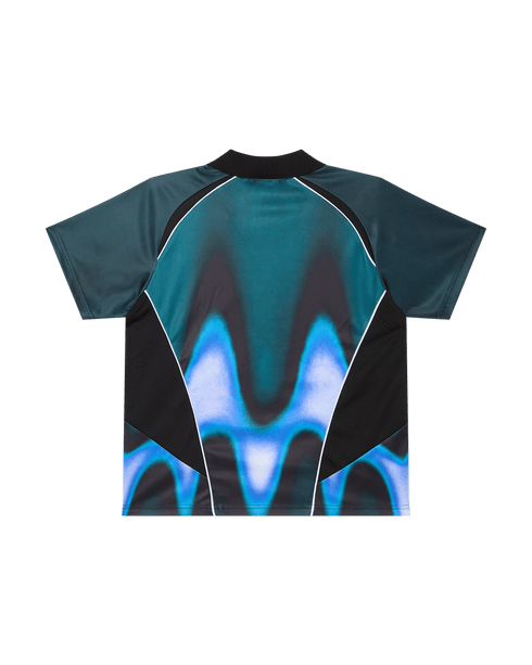 Obey Blurred Soccer Jersey - Dark Teal - Streetart.fr