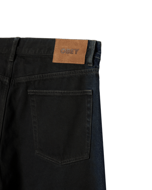 Obey Classic Baggy Spay Denim Indigo Spray - Streetart.fr