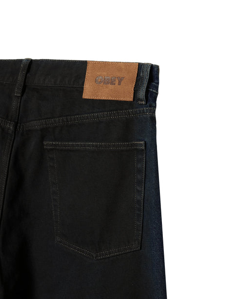 Obey Classic Baggy Spay Denim Indigo Spray - Streetart.fr