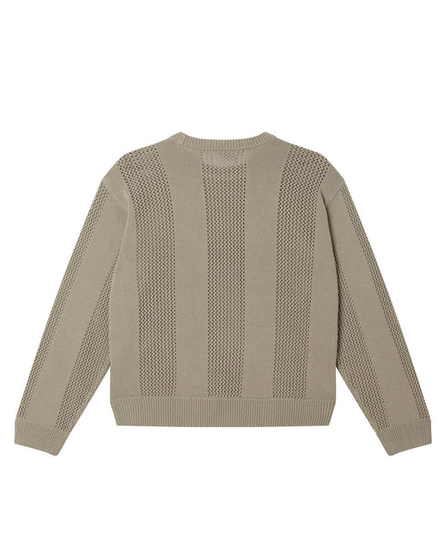 Obey Crochet Sweater - London Fog - Streetart.fr