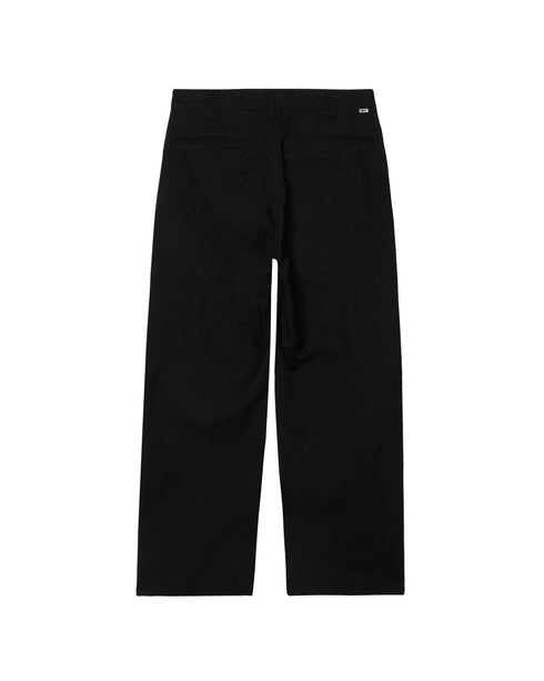 Obey Dean Pleated Pant - Black - Streetart.fr
