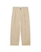 Obey Dean Pleated Pant - Cement - Streetart.fr