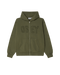 Obey Hybrid Faded Zip Hood - Deep Lichen Green - Streetart.fr