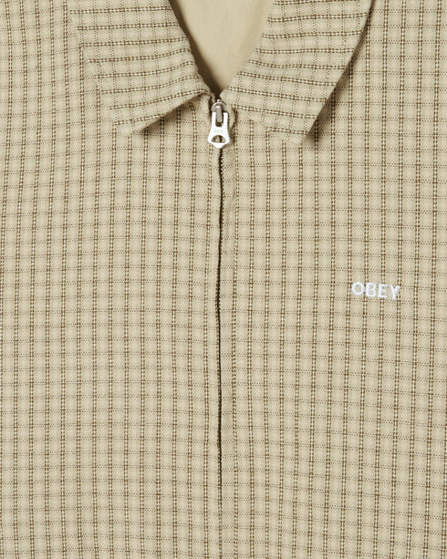 Obey Luther Blouson Jacket - Abbey Stone Multi - Streetart.fr