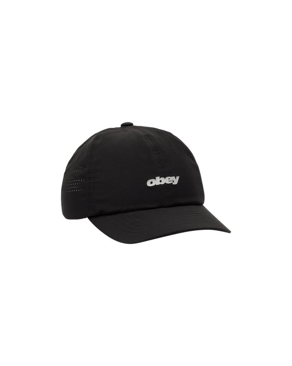 Obey Pace 6 Panel Trail Cap - Black - Streetart.fr