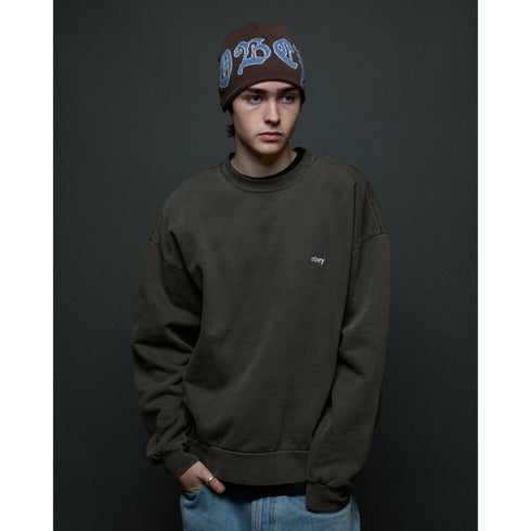 Obey Stina Beanie - Dark Brown - Streetart.fr