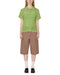 Obey Women Milly Open Knit Sweater Chemise - Light Green Multi - Streetart.fr