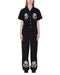 Obey Women Roses Embellished Shirt - Off Black - Streetart.fr
