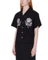 Obey Women Roses Embellished Shirt - Off Black - Streetart.fr