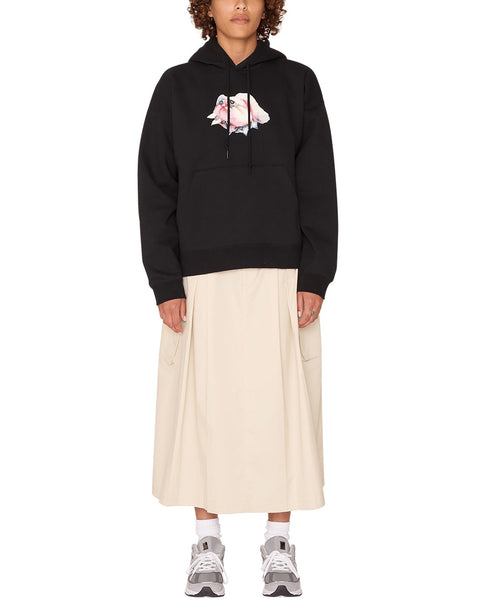 Obey Womens Bull Dog Hood - Black - Streetart.fr