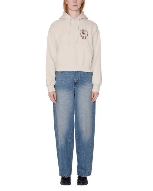 Obey Womens Dove Cropped Hood - Birch - Streetart.fr