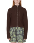 Obey Womens Meredith Mock Zip Sweater - Chocolate - Streetart.fr
